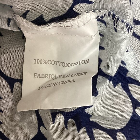 French Curve 100% Cotton Button Down Shirt M #180C - Picture 8 of 9